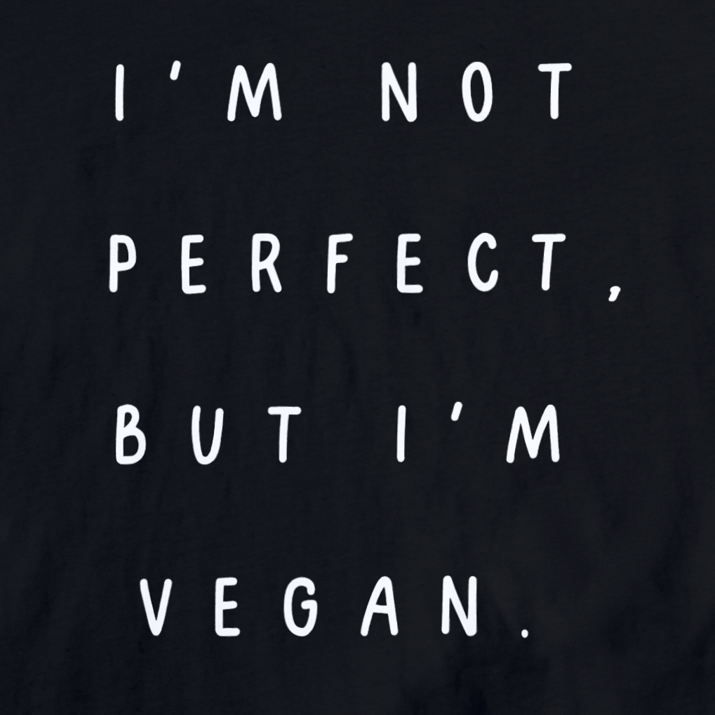 i'm not perfect, but i'm vegan - Herren T-Shirt