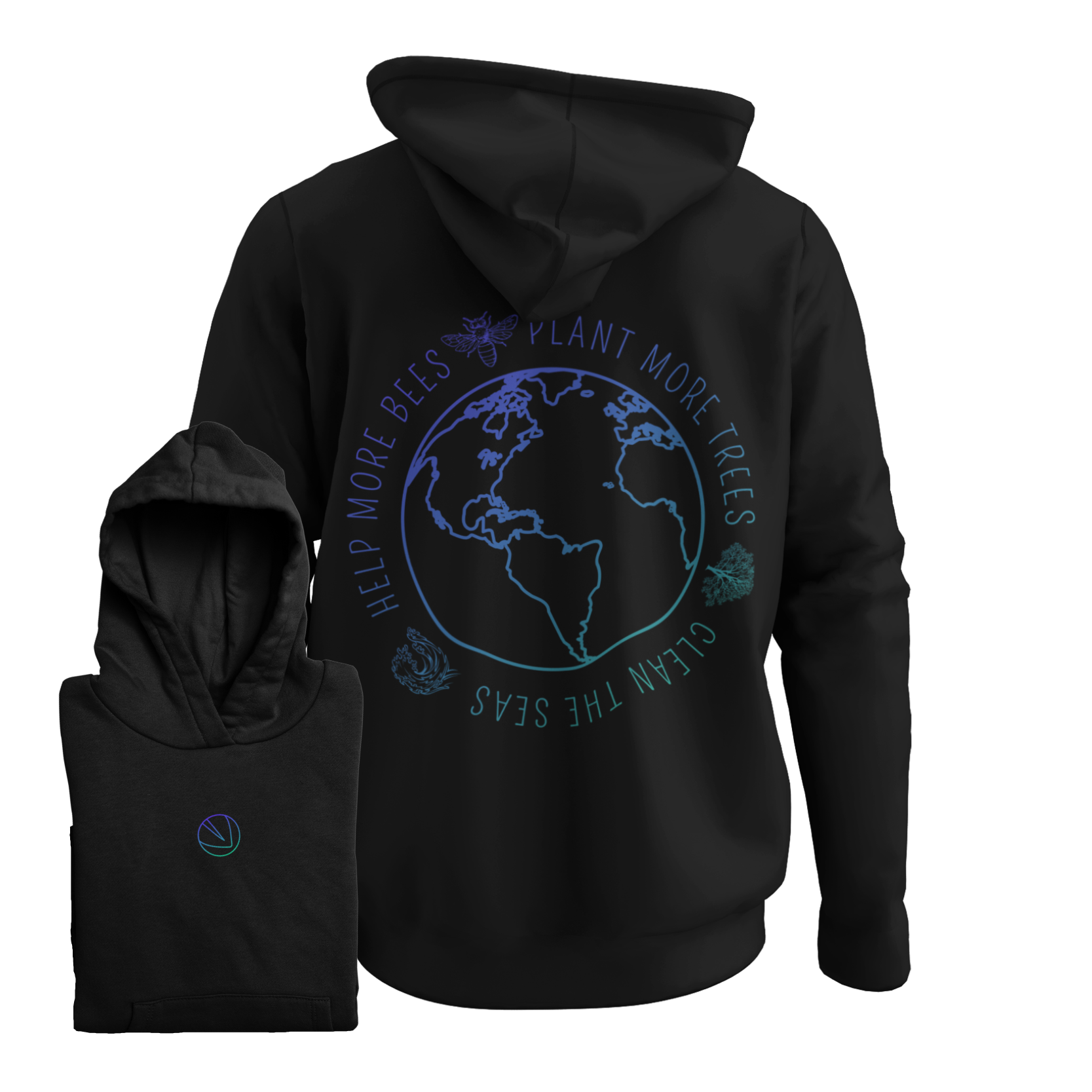 Help the Earth - Damen Hoodie