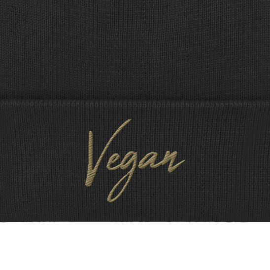Vegan letter - Beanie