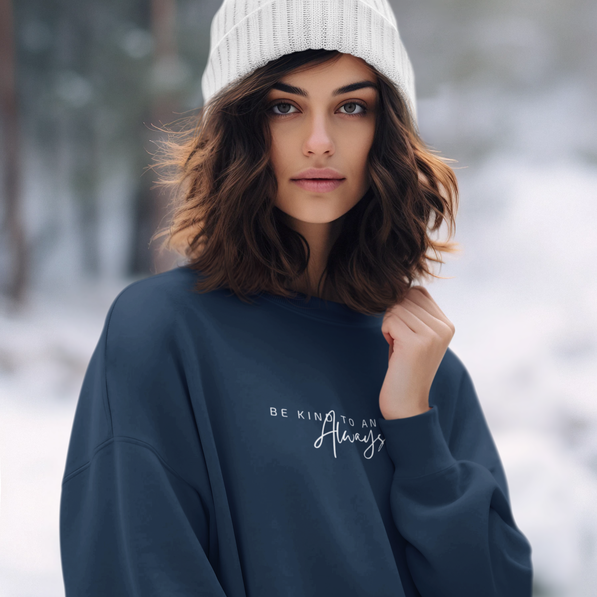 be kind to animals always - Damen Sweatshirt