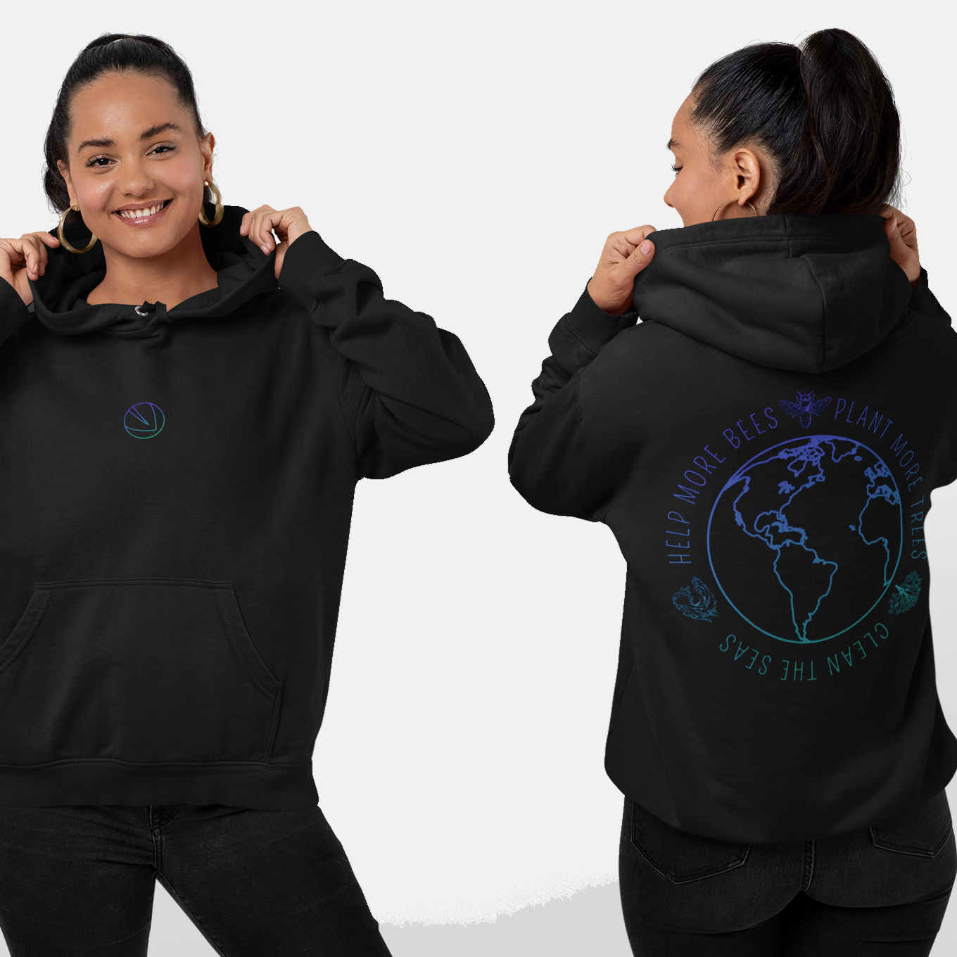 Help the Earth - Damen Hoodie