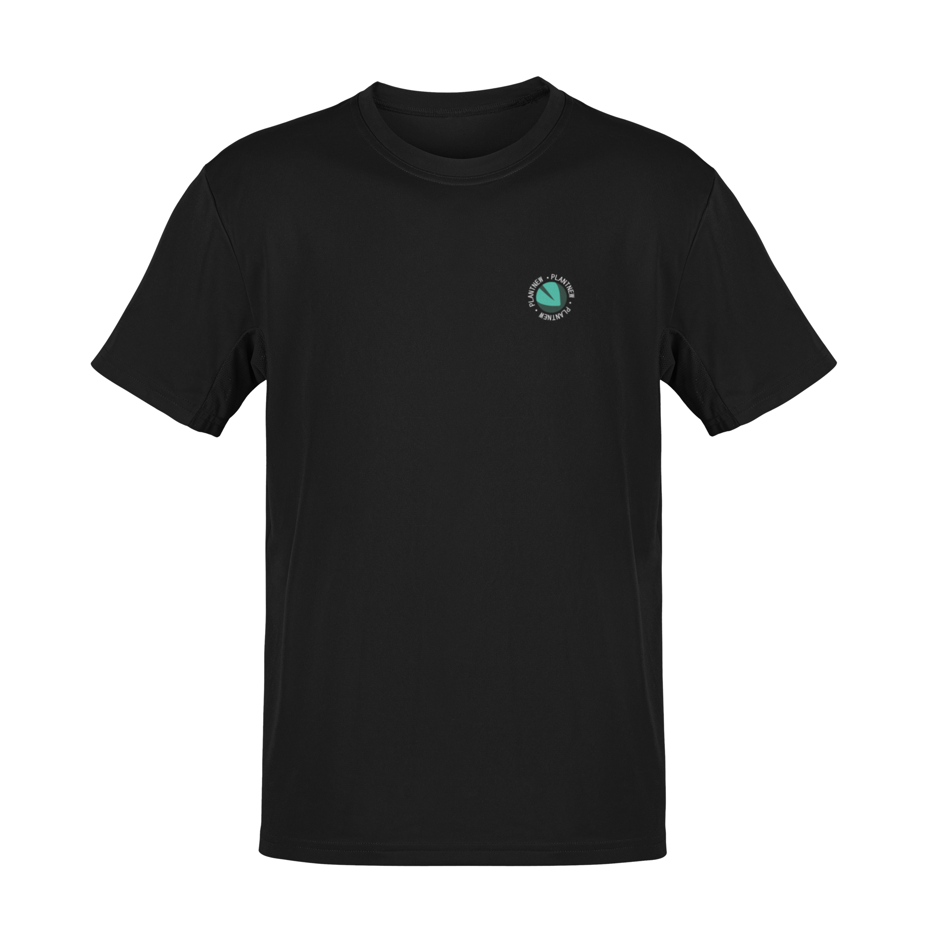 Plantnew Logo Single mit Rundschrift - Herren T-Shirt