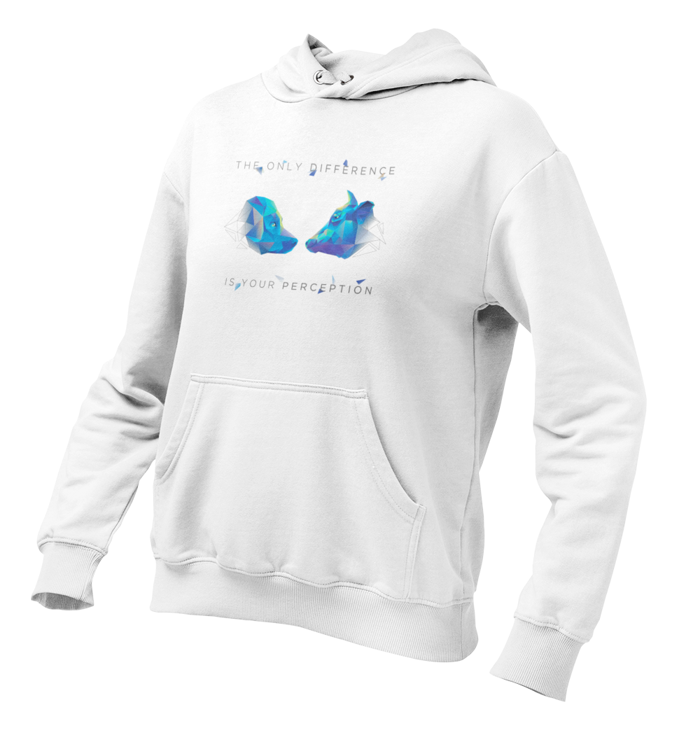 the only Difference is your Perception - Damen Hoodie