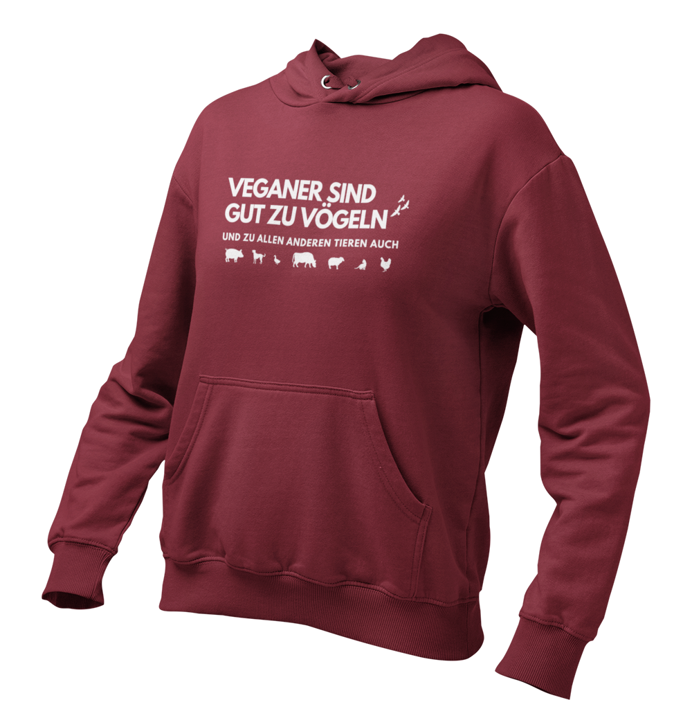 Veganer sind gut zu Vögeln - Damen Hoodie