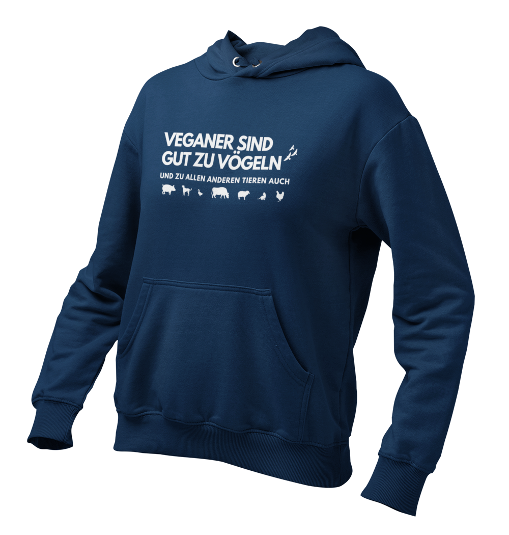 Veganer sind gut zu Vögeln - Damen Hoodie