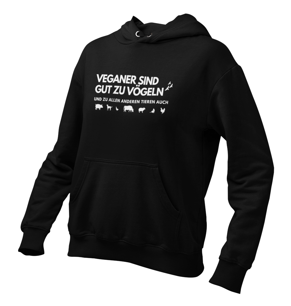 Veganer sind gut zu Vögeln - Damen Hoodie
