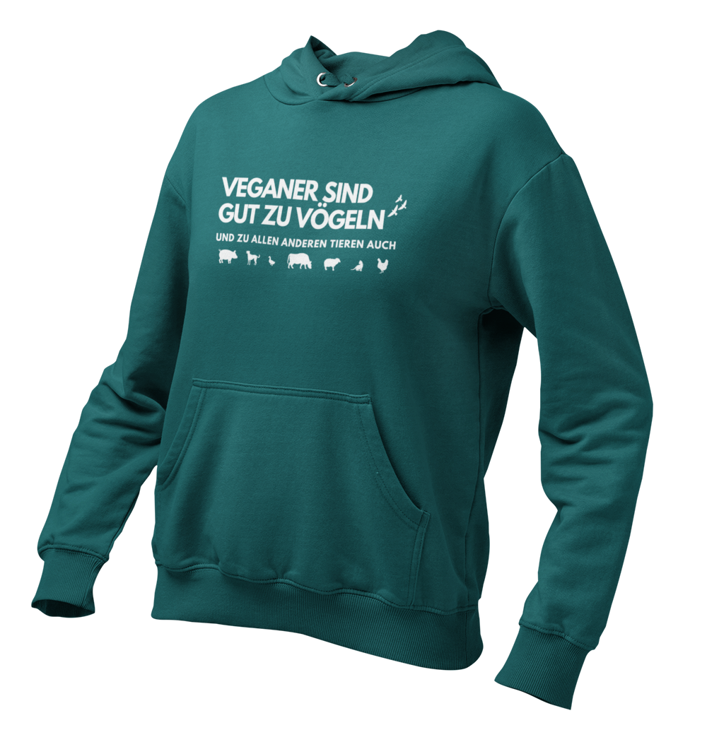 Veganer sind gut zu Vögeln - Damen Hoodie