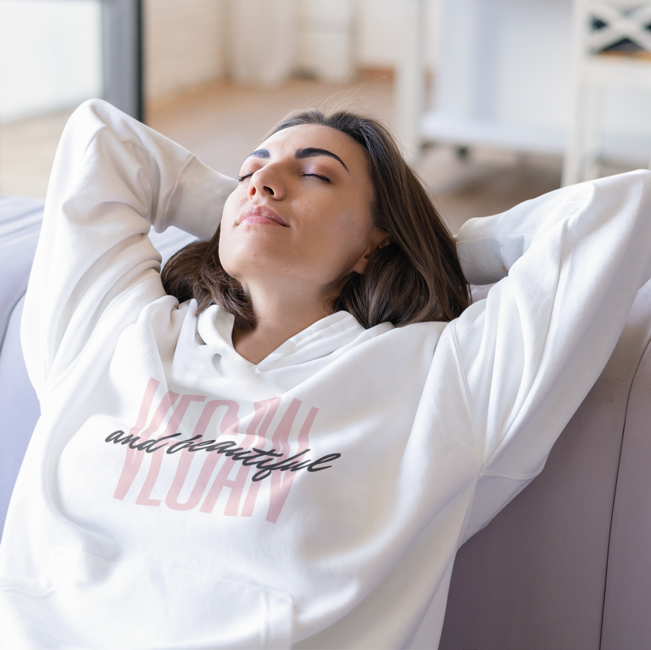 Vegan and beautiful - Damen Hoodie