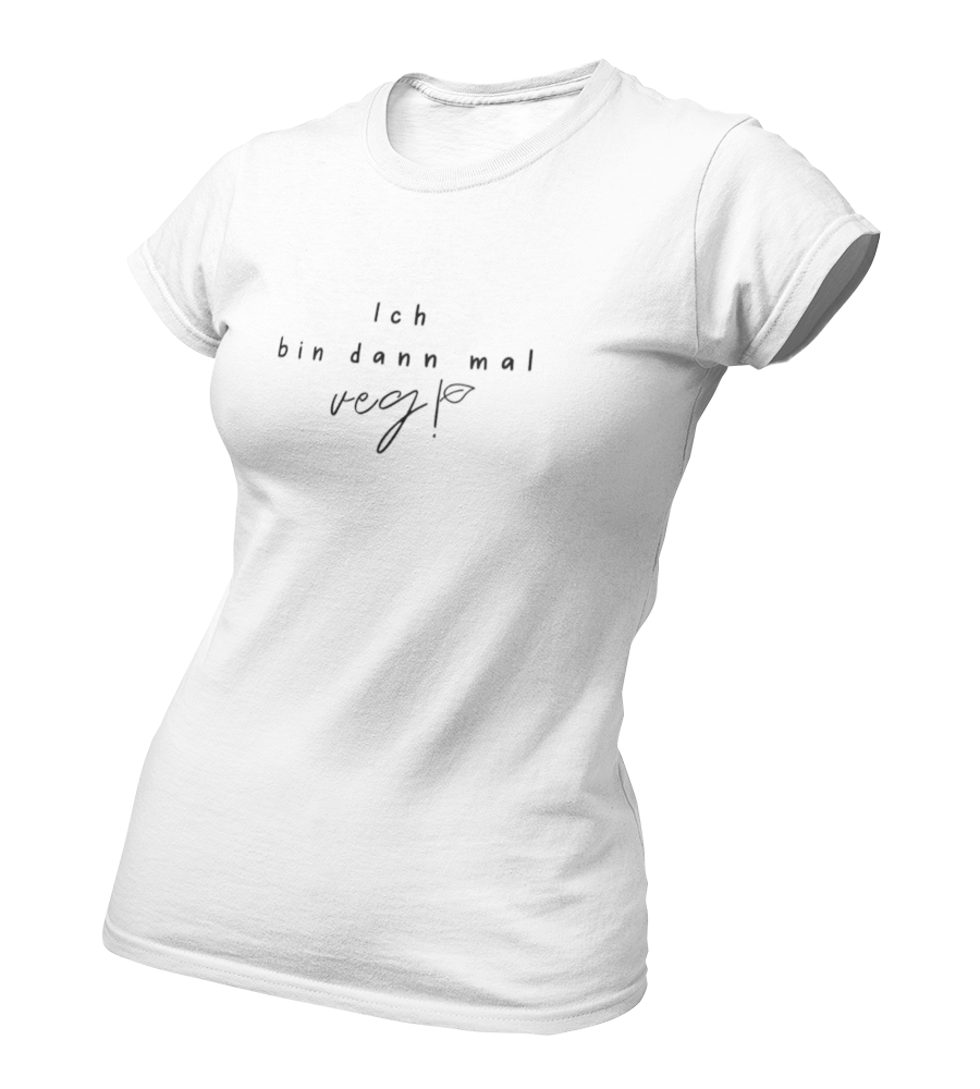 Ich bin dann mal veg! - Damen T-Shirt Slim Fit