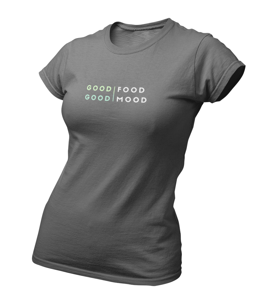 good food good mood - Damen T-Shirt Slim Fit