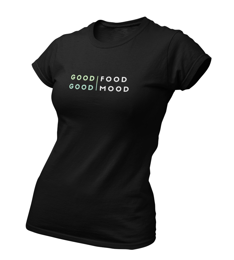 good food good mood - Damen T-Shirt Slim Fit