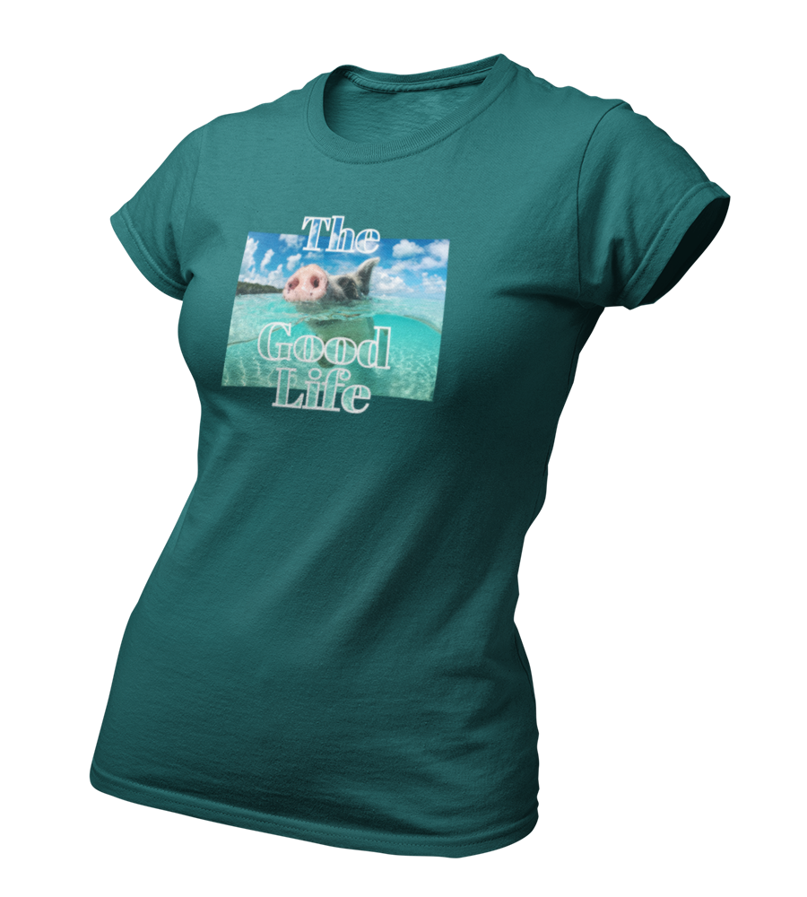 The Good Life - Damen T-Shirt Slim Fit