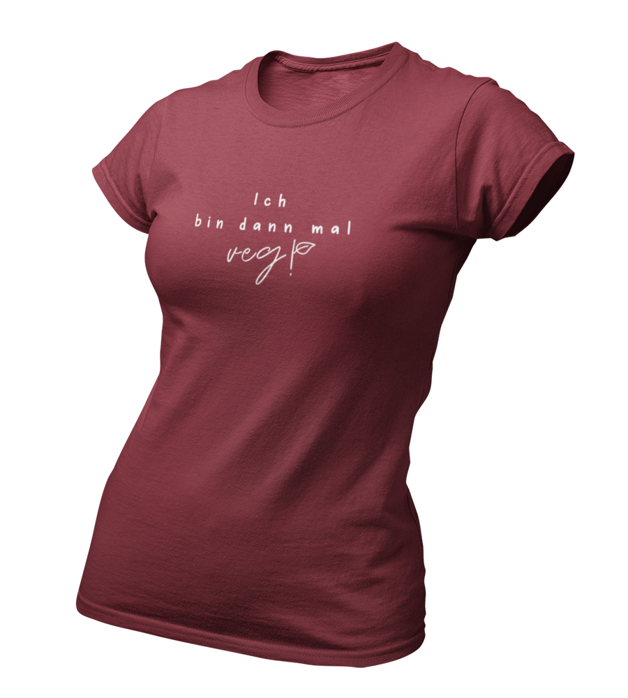 Ich bin dann mal veg! - Damen T-Shirt Slim Fit
