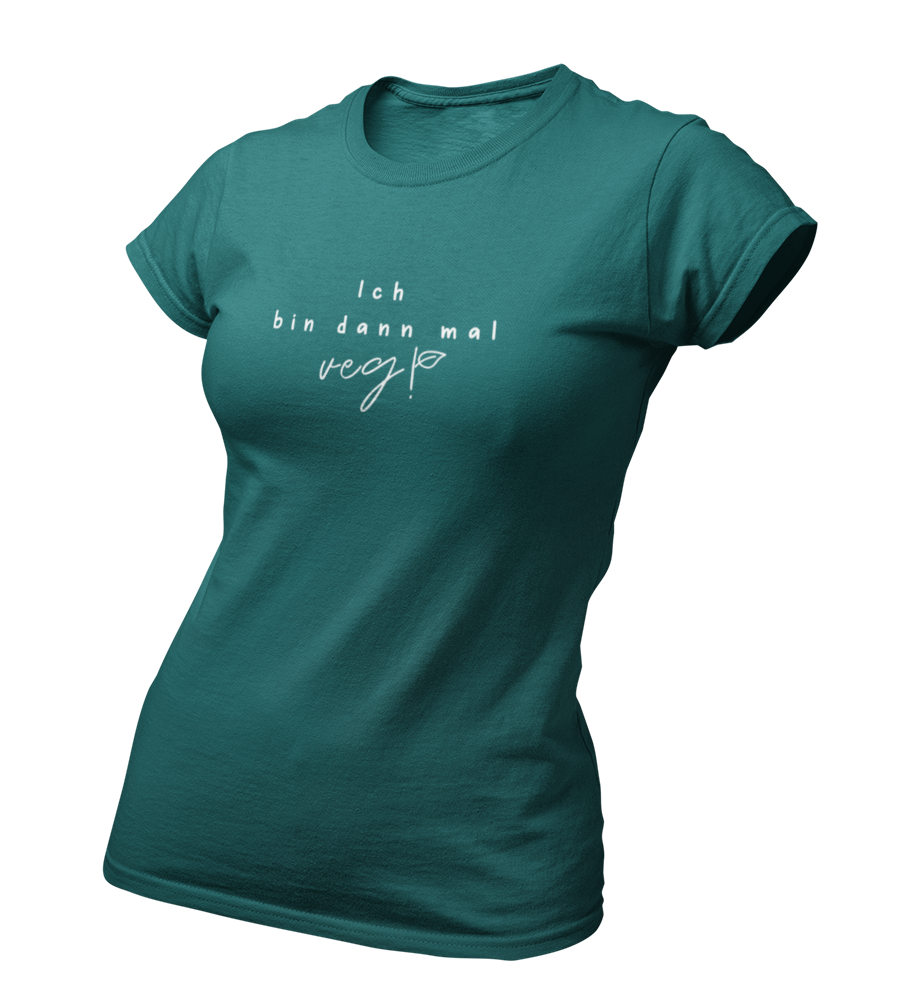 Ich bin dann mal veg! - Damen T-Shirt Slim Fit