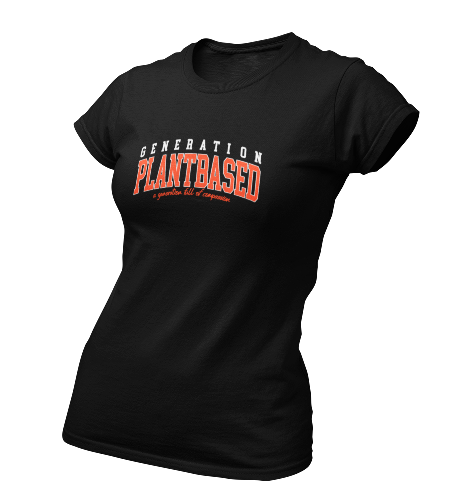 Generation plantbased - Damen T-Shirt Slim Fit