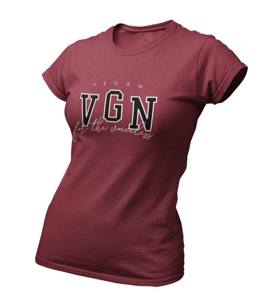 VGN Vegan for the Voiceless - Damen T-Shirt Slim Fit