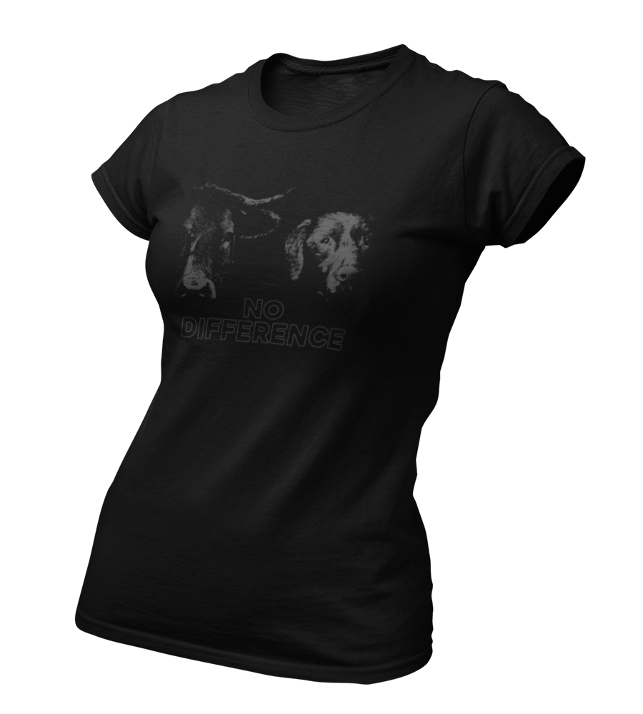 no difference ghost - Damen T-Shirt Slim Fit