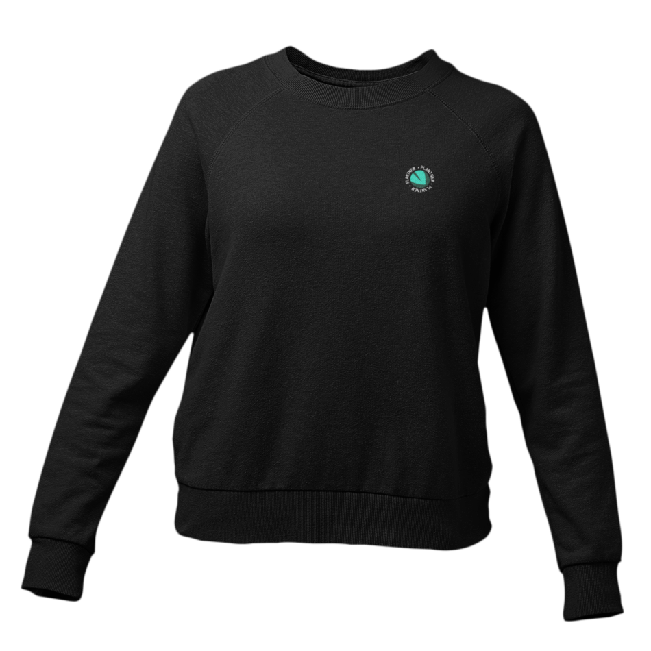 Plantnew Logo Single mit Rundschrift - Damen Sweatshirt