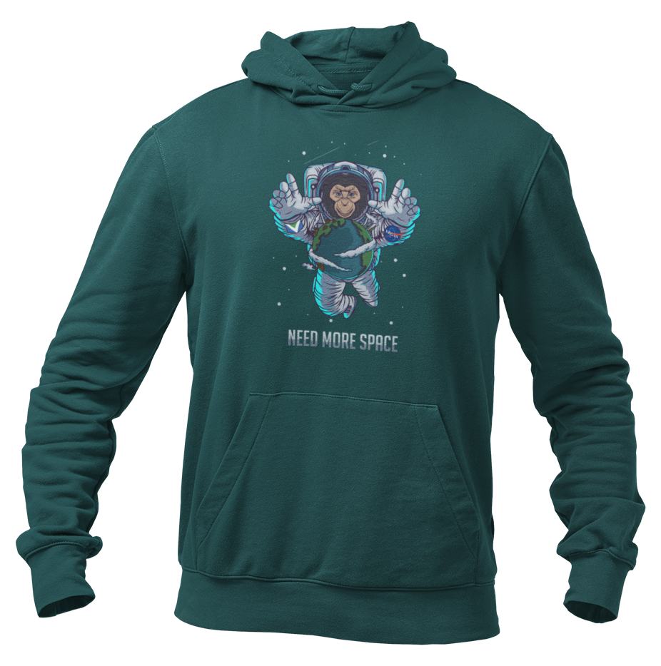 Need more Space - Herren - Organic Hoodie
