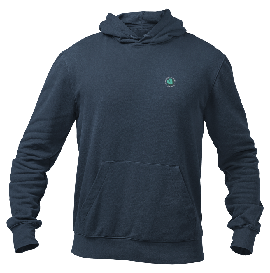 Plantnew Logo Single mit Rundschrift - Herren Hoodie