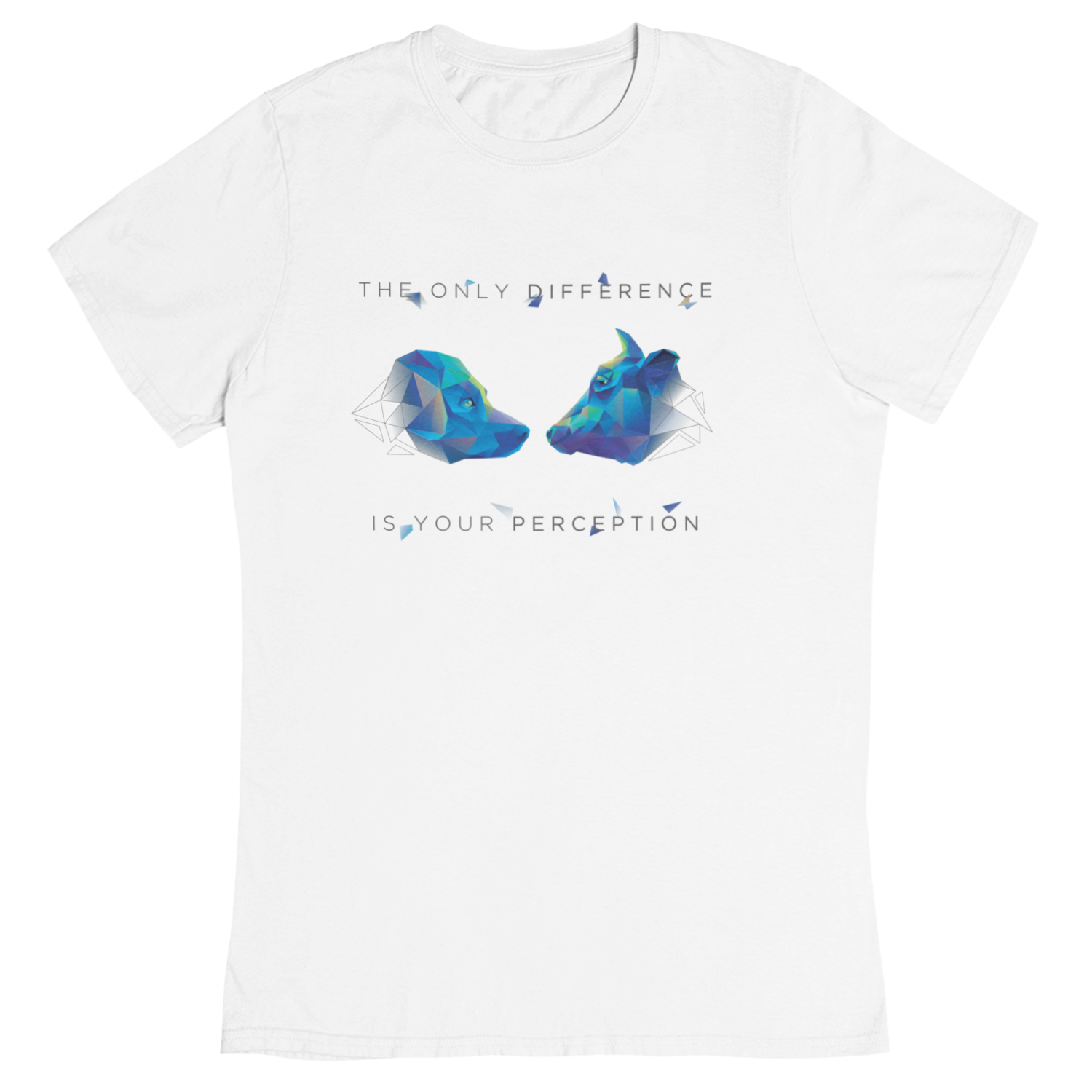 the only Difference is your Perception - Damen T-Shirt