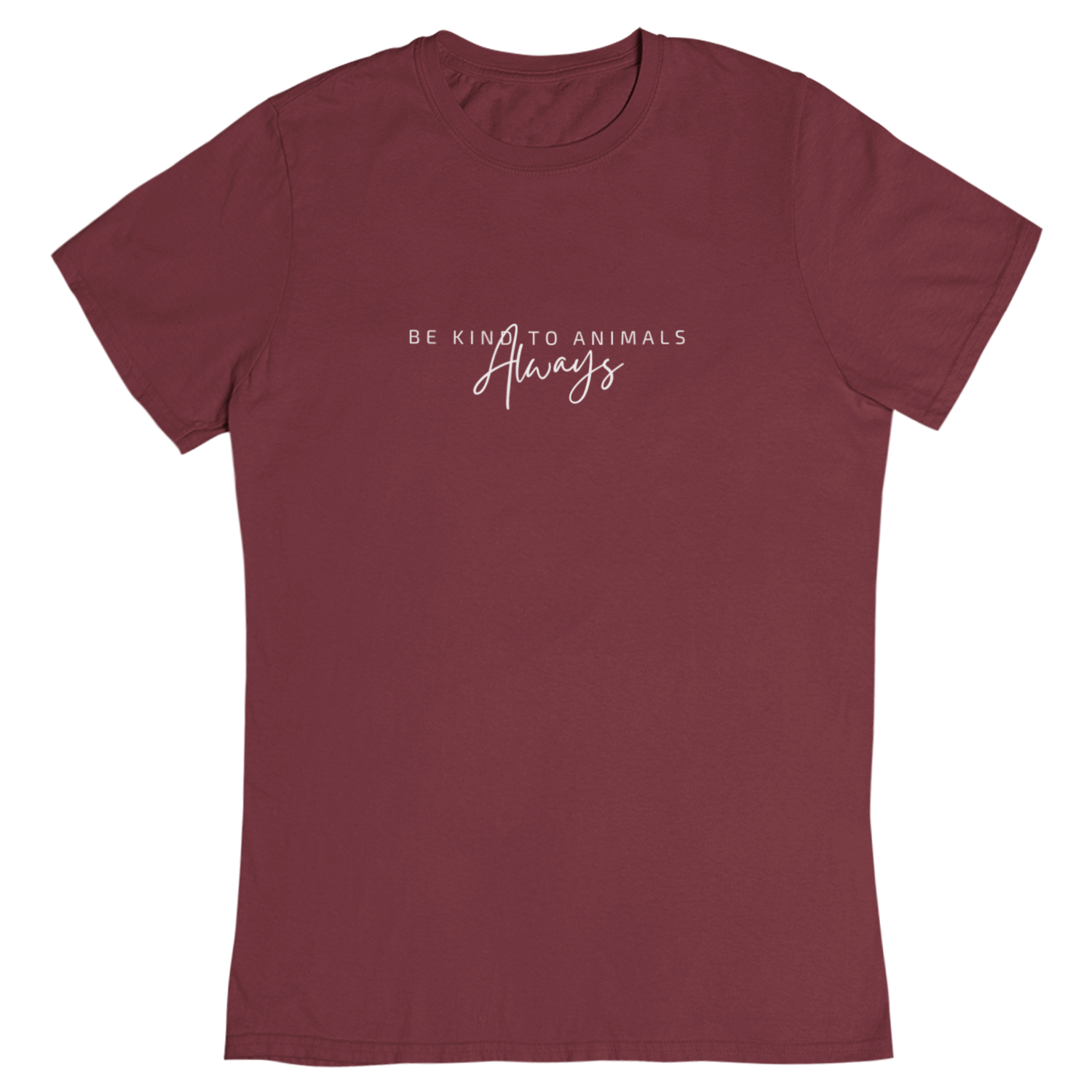 be kind to animals always - Damen T-Shirt