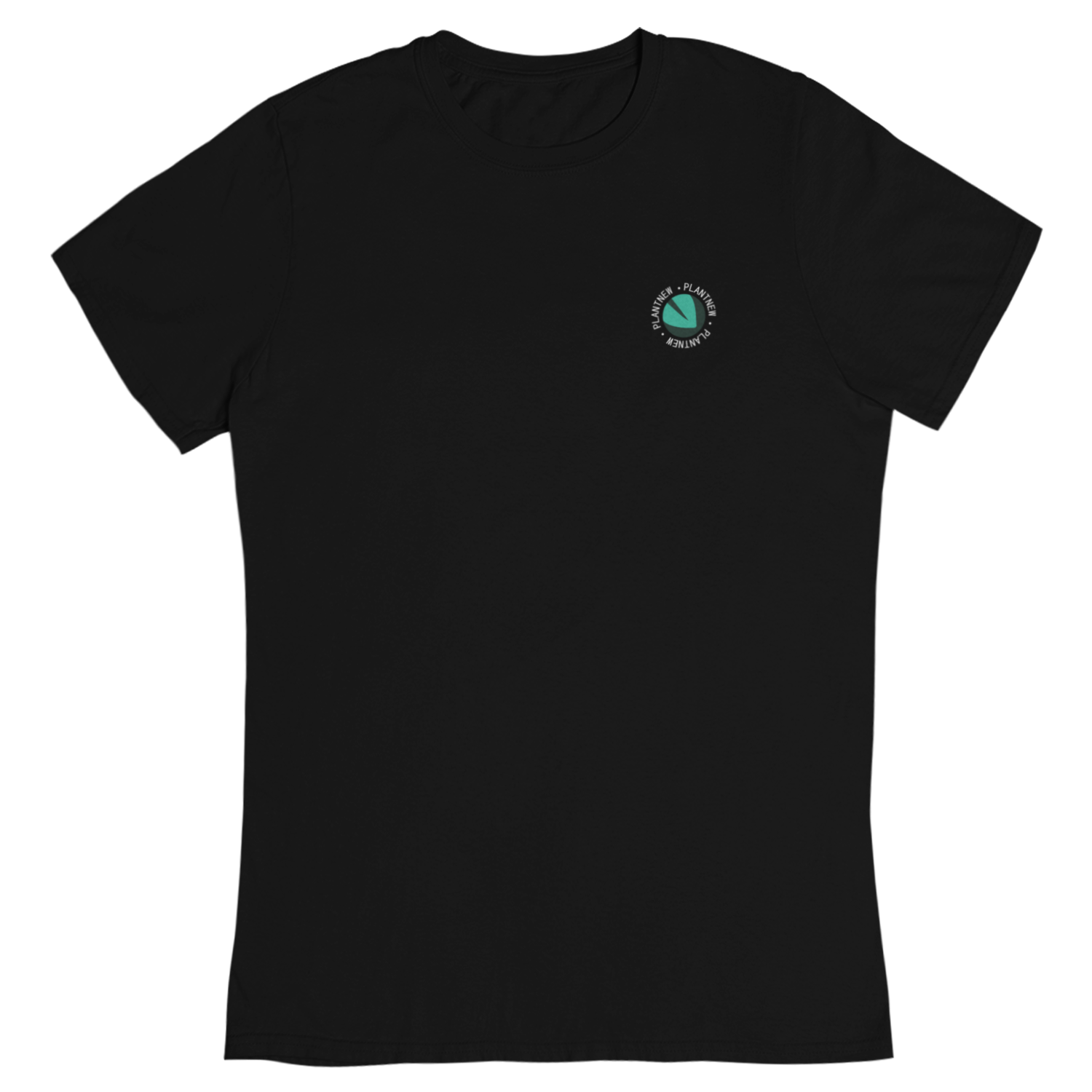 Plantew Logo Single mit Rundschrift - Damen T-Shirt
