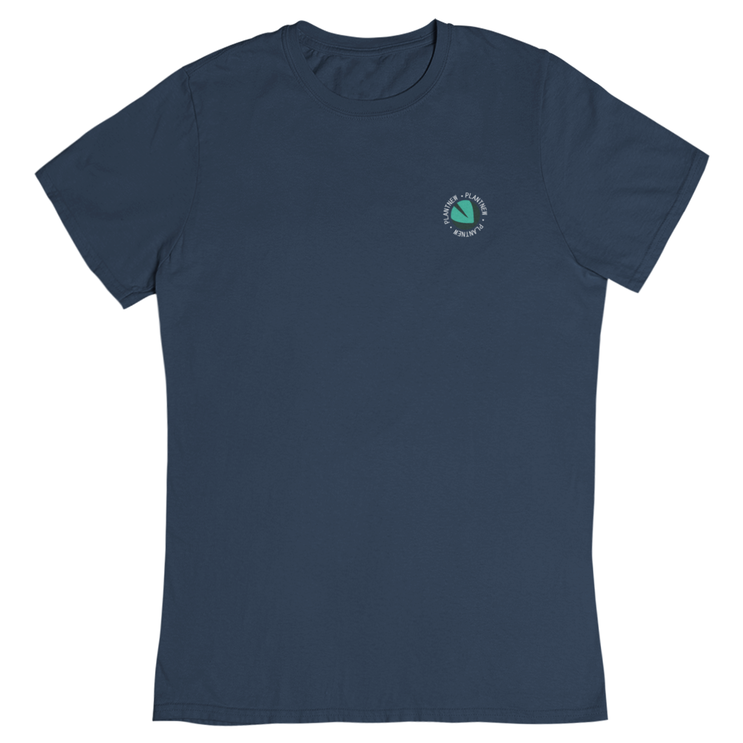 Plantew Logo Single mit Rundschrift - Damen T-Shirt