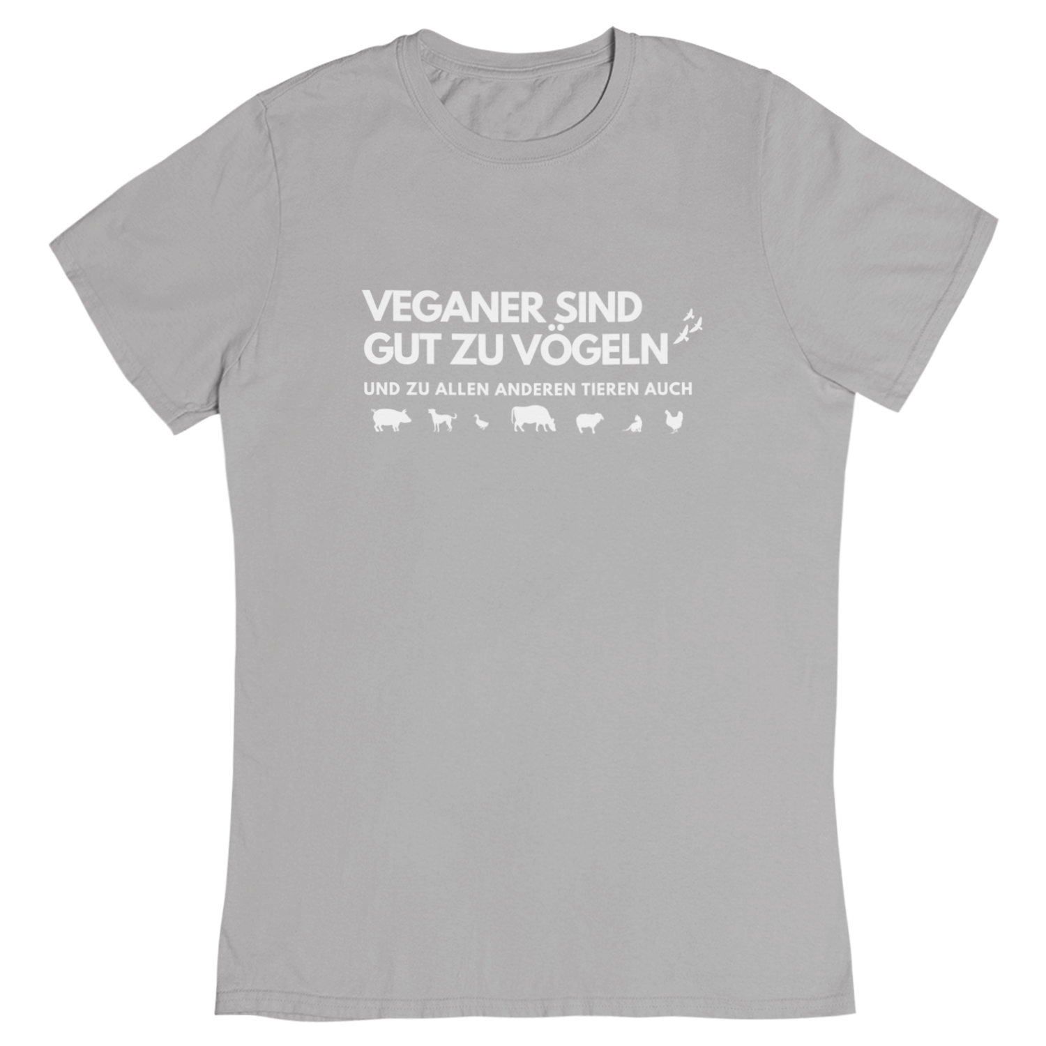 Veganer sind gut zu Vögeln - Damen T-Shirt
