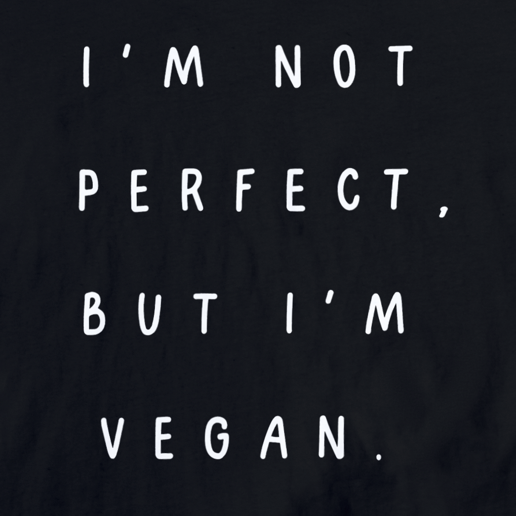 i'm not perfect, but i'm vegan -  Herren T-Shirt