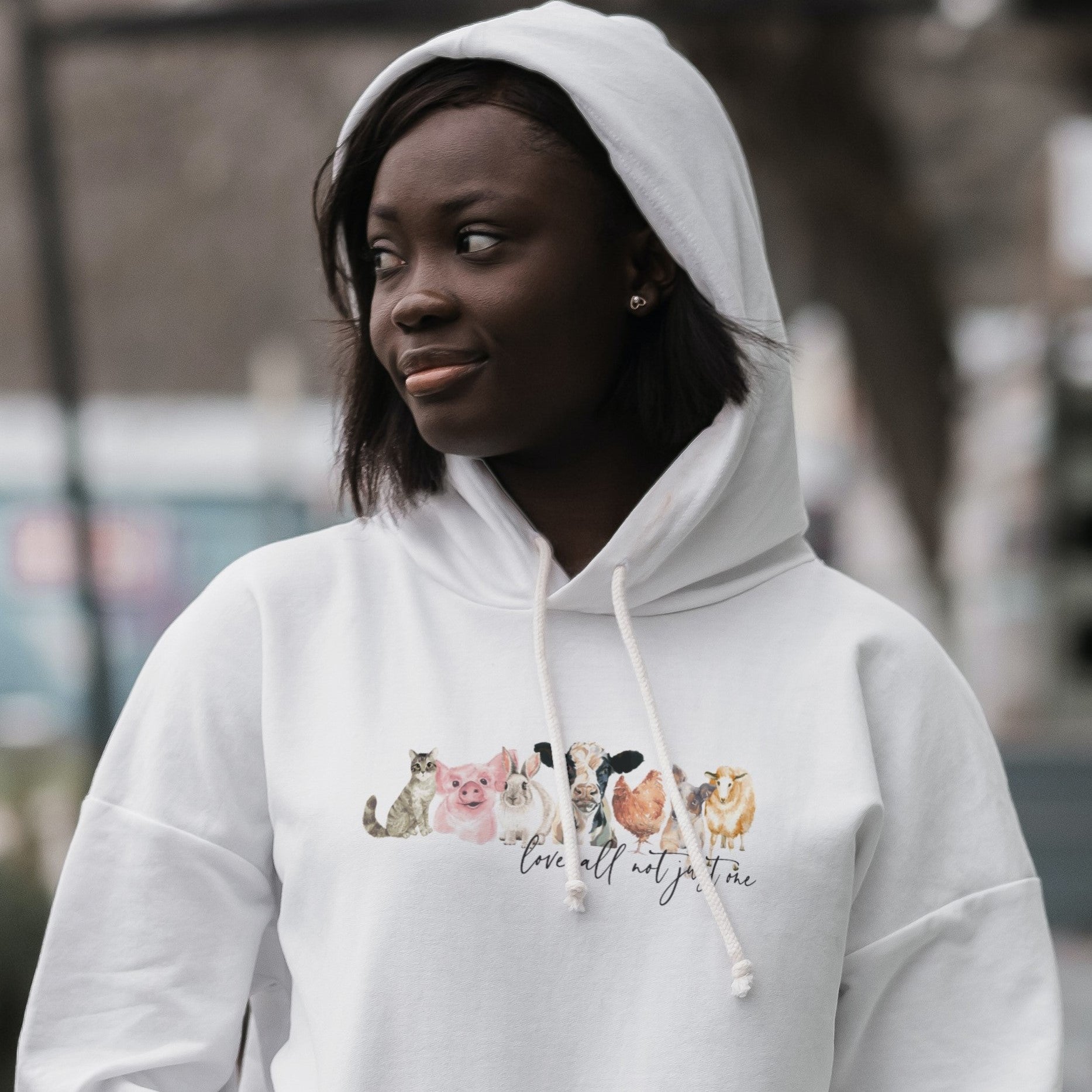 love all not just one - Damen Hoodie