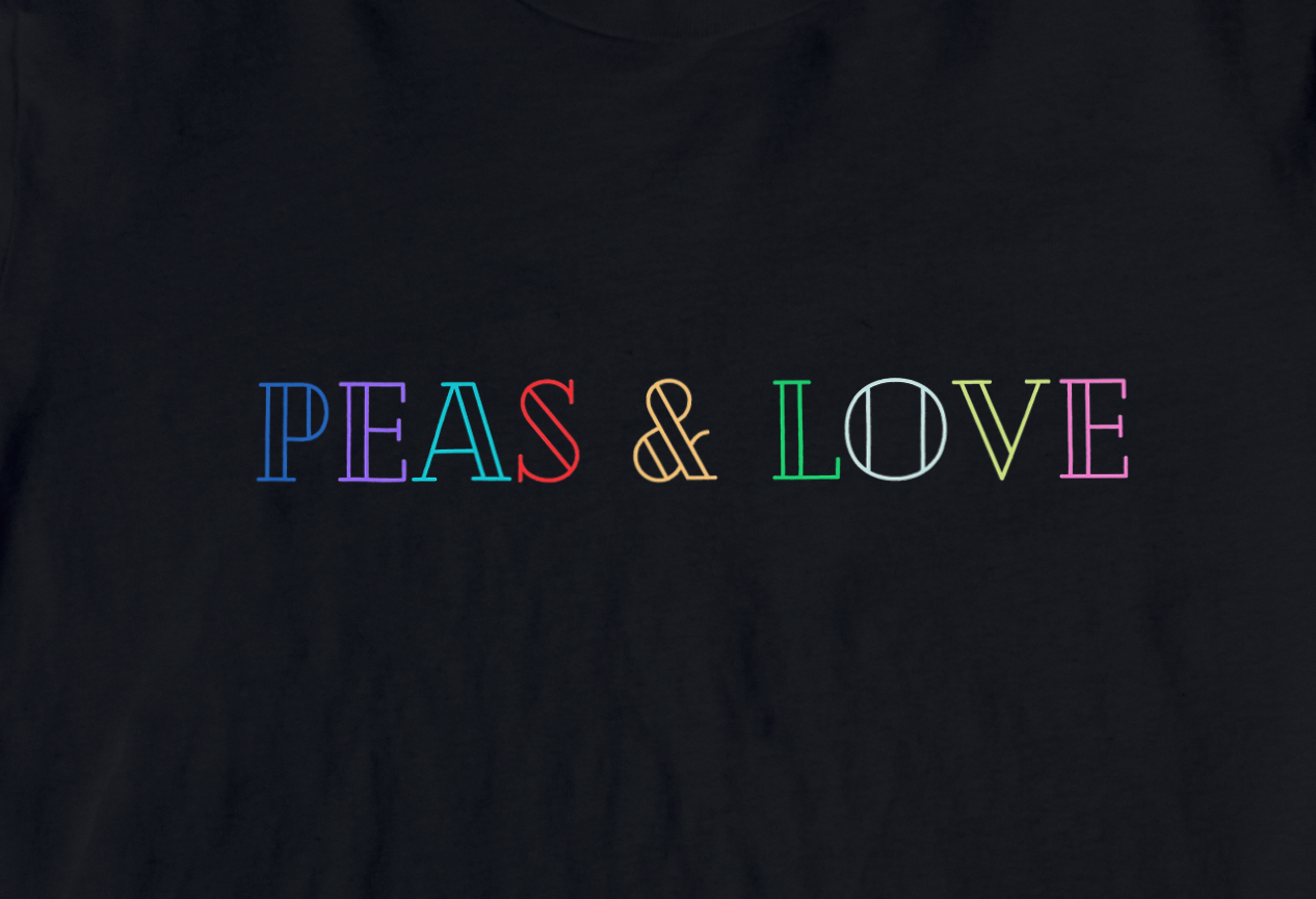 Peas & Love Colours - Damen Hoodie