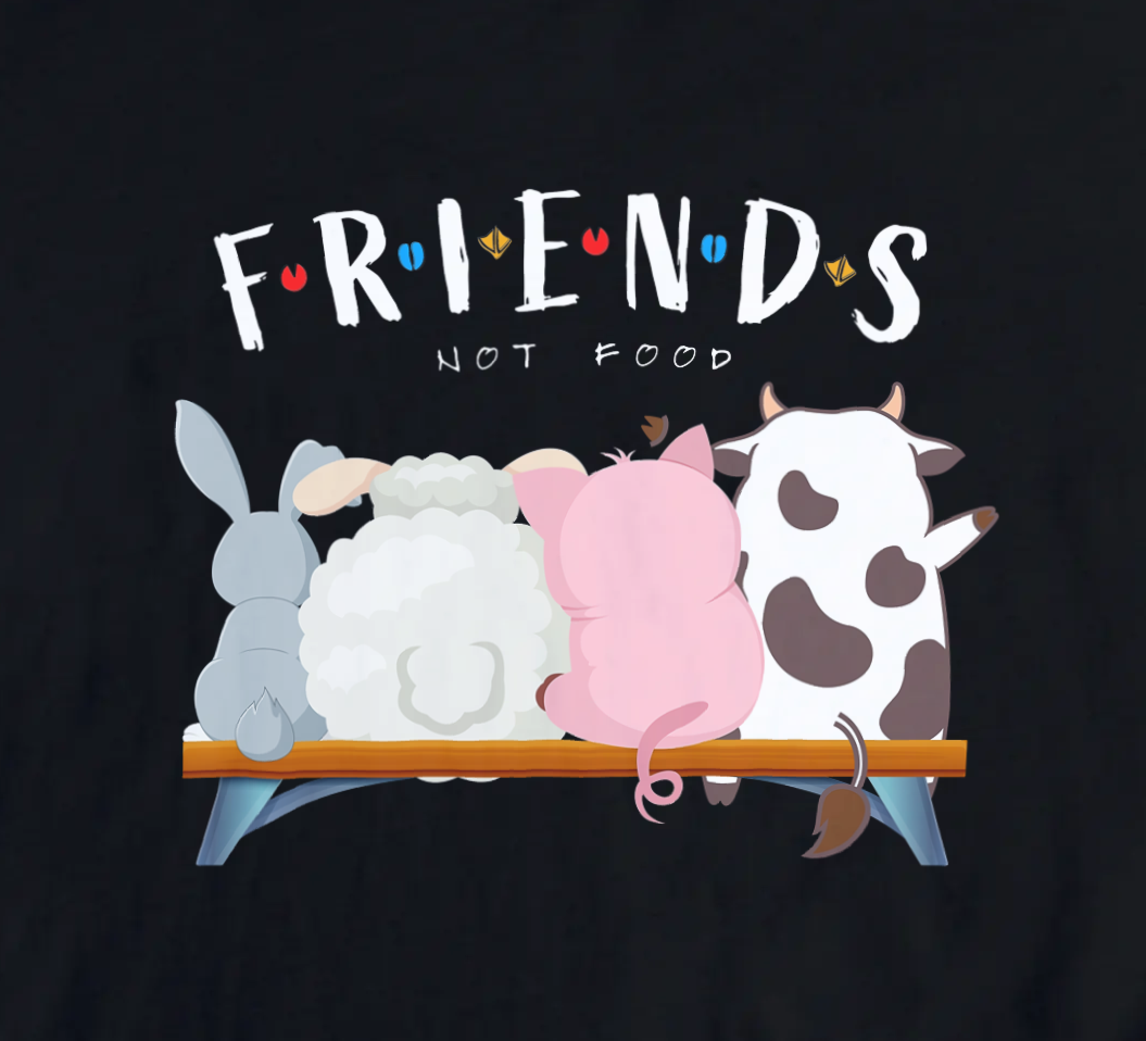 Friends not Food - Damen Hoodie