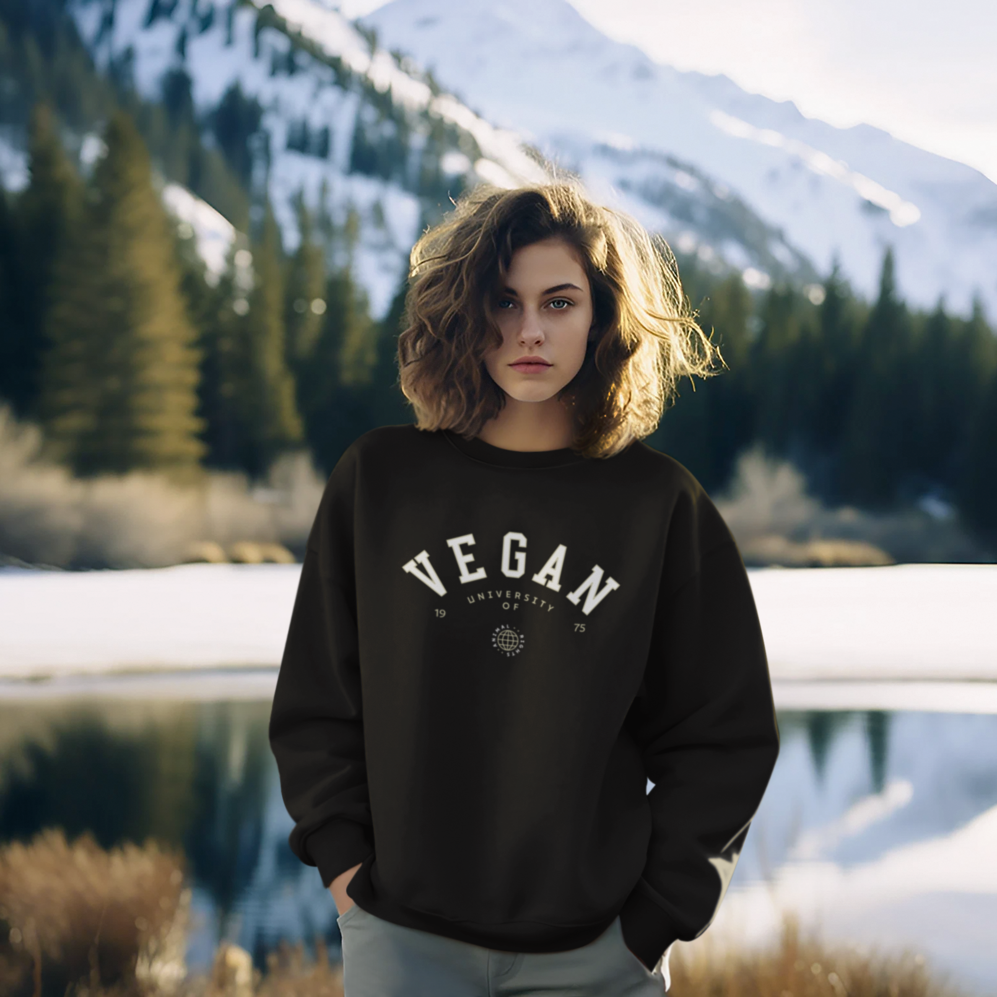 Vegan University of Animal Rights - Damen Sweatshirt