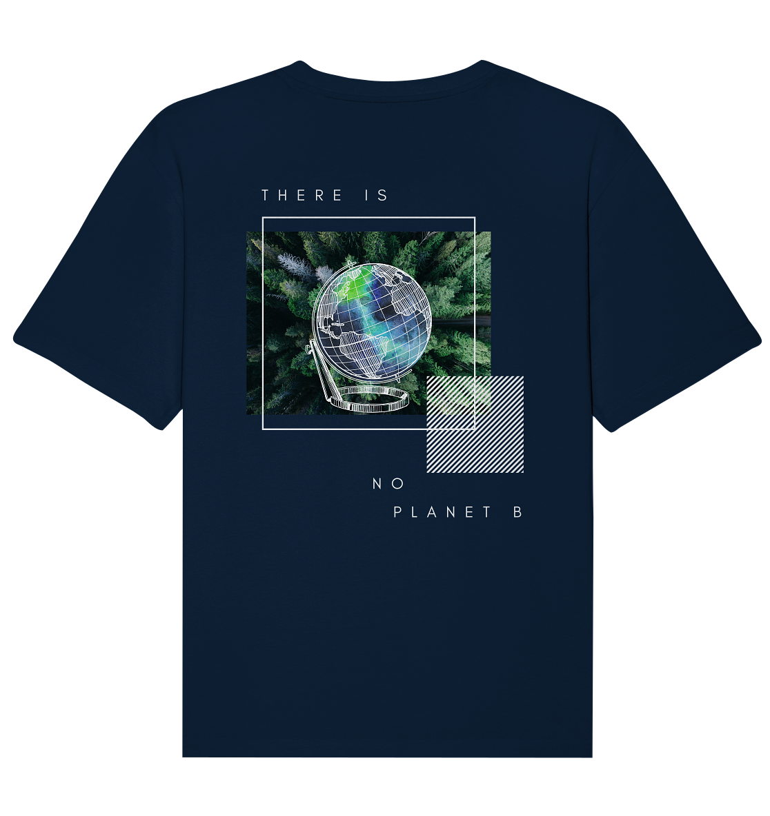 There is no Planet B Globus - Herren Relaxed T-Shirt