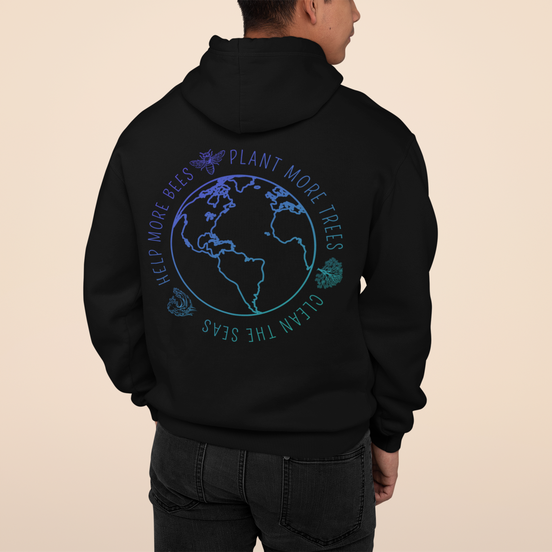 Help the Earth - Herren Hoodie