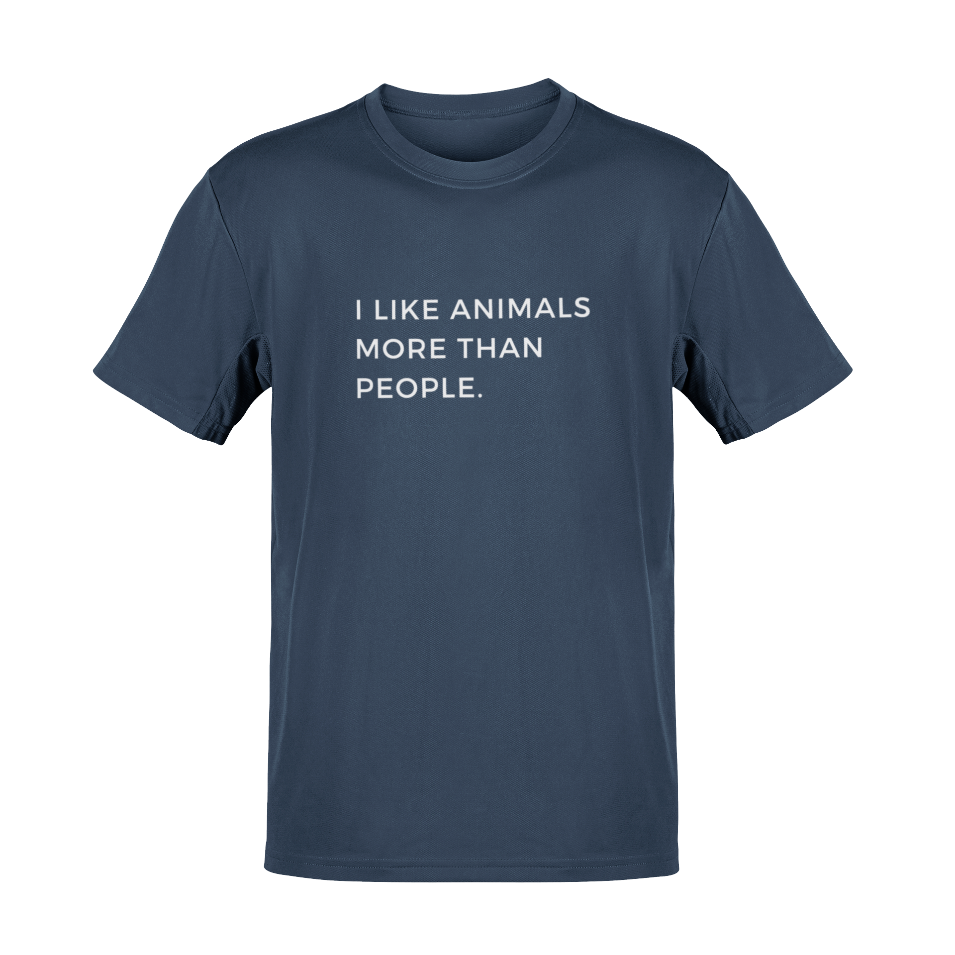 i like animals more than people - Herren T-Shirt
