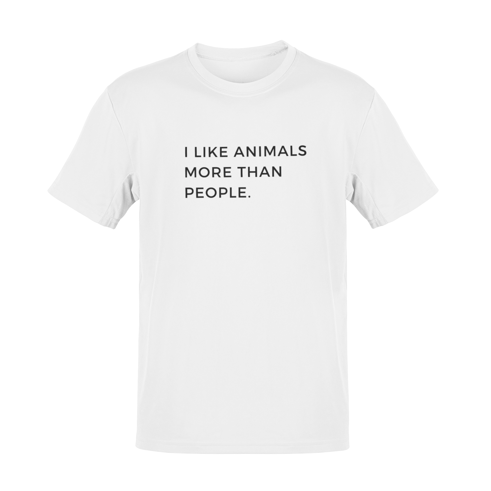 i like animals more than people - Herren T-Shirt