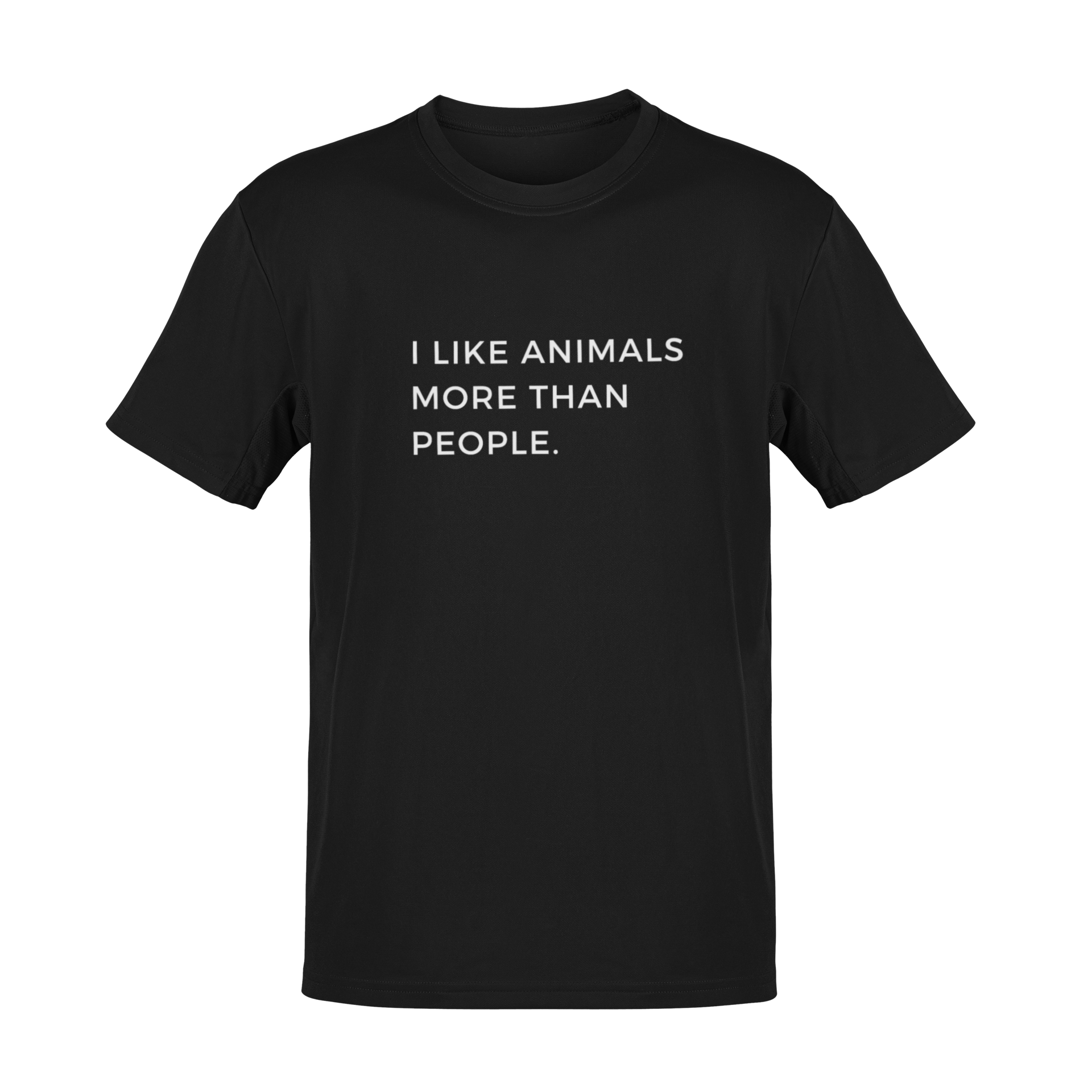 i like animals more than people - Herren T-Shirt