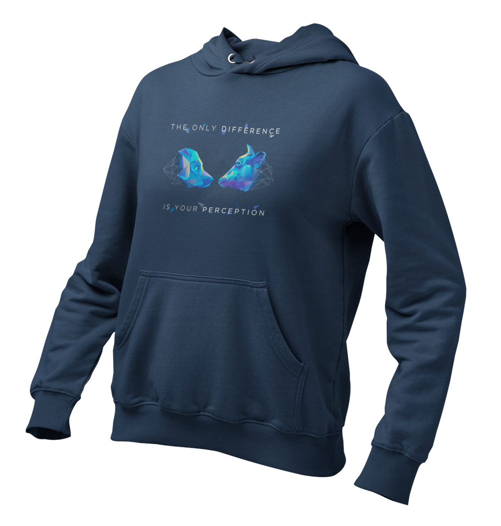 the only Difference is your Perception - Damen Hoodie