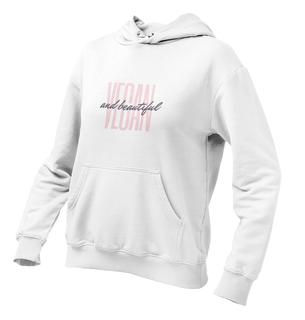 Vegan and beautiful - Damen Hoodie