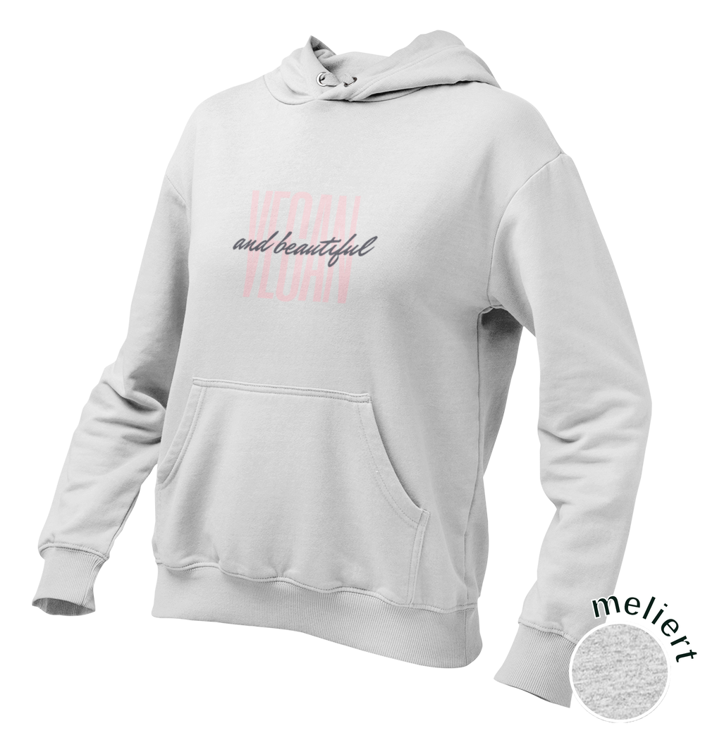 Vegan and beautiful - Damen Hoodie