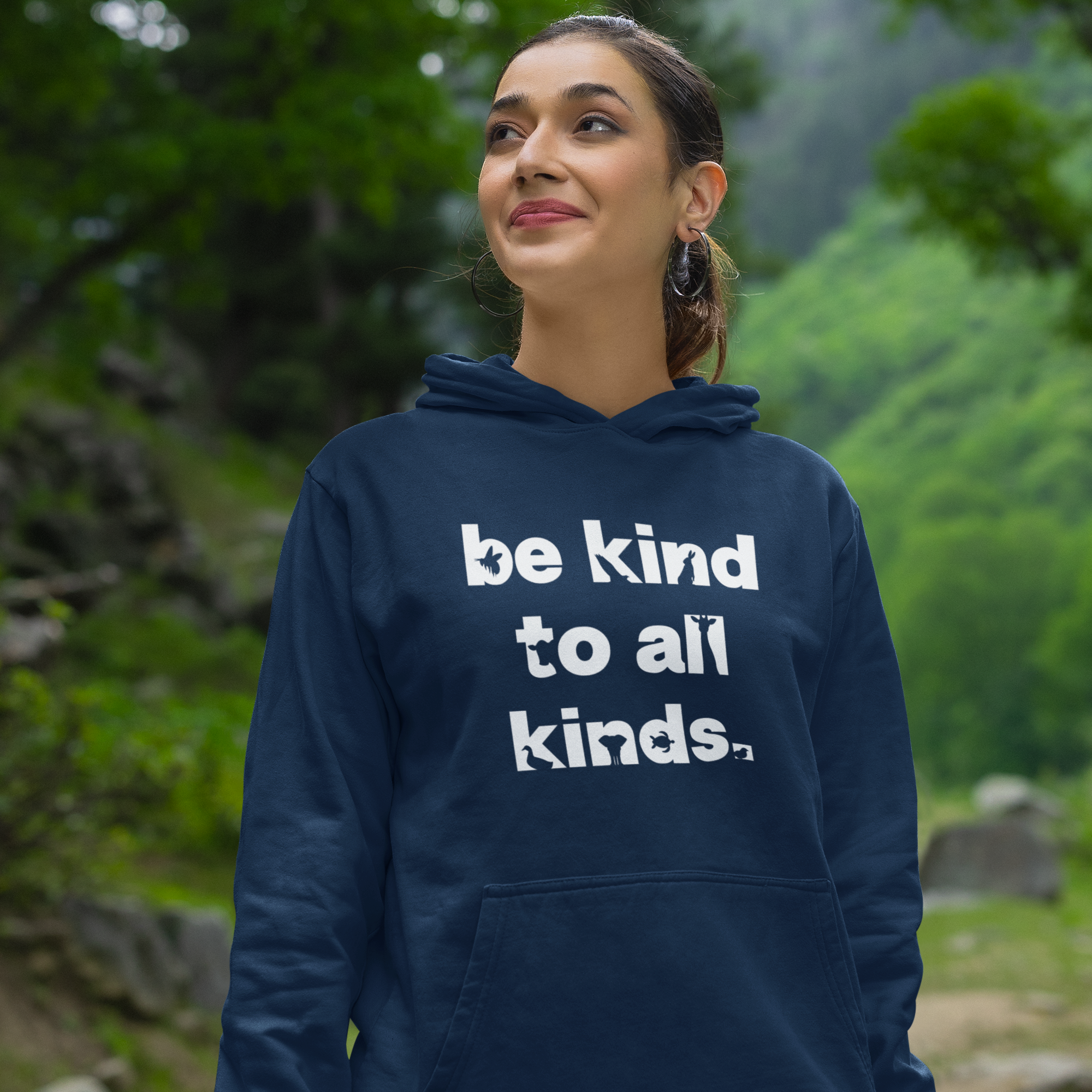 be kind to all kinds. - Damen Hoodie