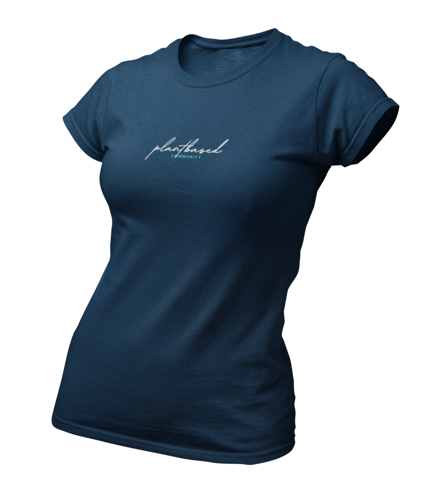 Plantbased Community - Damen T-Shirt Slim Fit