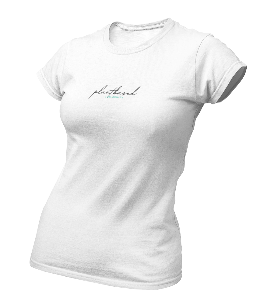 Plantbased Community - Damen T-Shirt Slim Fit