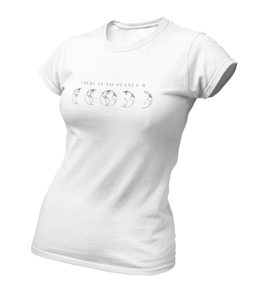 There is no Planet B - Damen T-Shirt Slim Fit