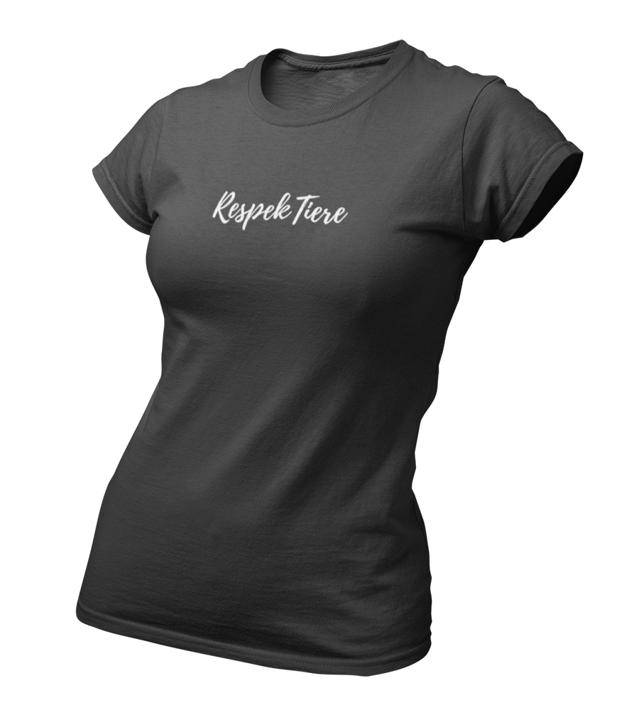 RespekTiere - Damen T-Shirt Slim Fit