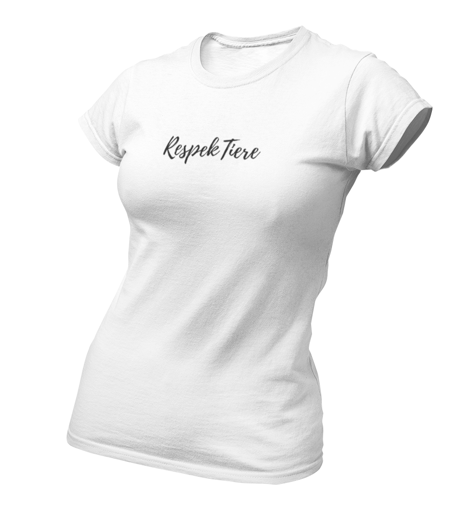 RespekTiere - Damen T-Shirt Slim Fit