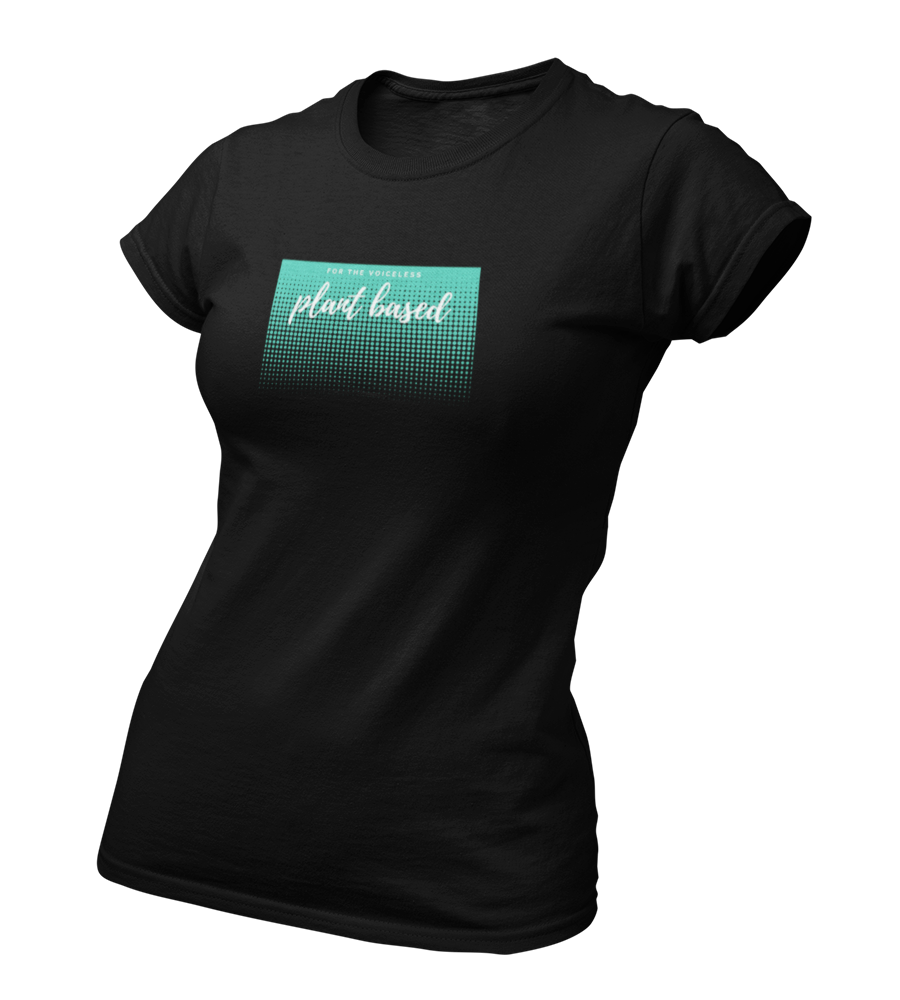 for the voiceless plant based - Damen T-Shirt Slim Fit
