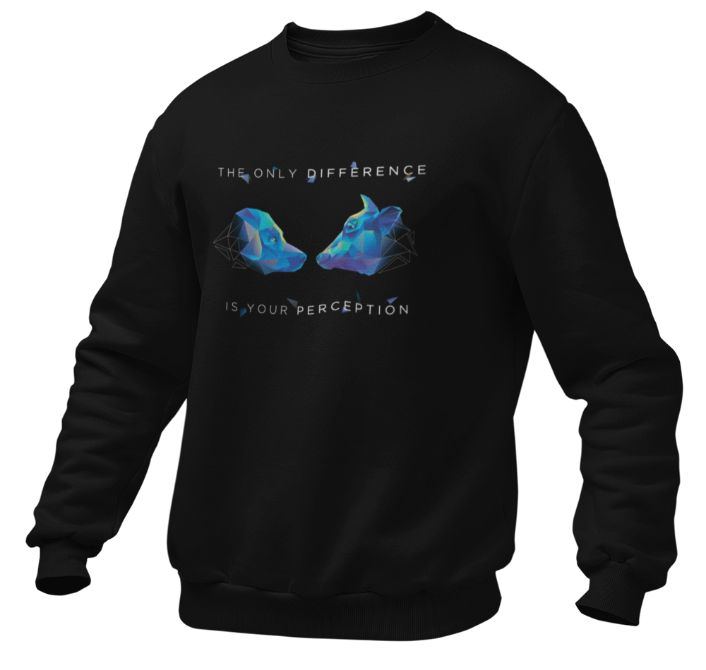 the only Difference is your Perception  - Herren Sweatshirt